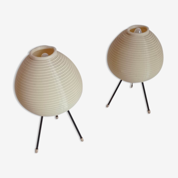 Pair of bedside lamps from the 50s/60s