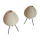 Pair of bedside lamps from the 50s/60s