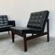 Set canapé et fauteuils "Moduline" d'Ole Gjerløv-Knudsen & Torben Lind pour France & Søn, 1960s