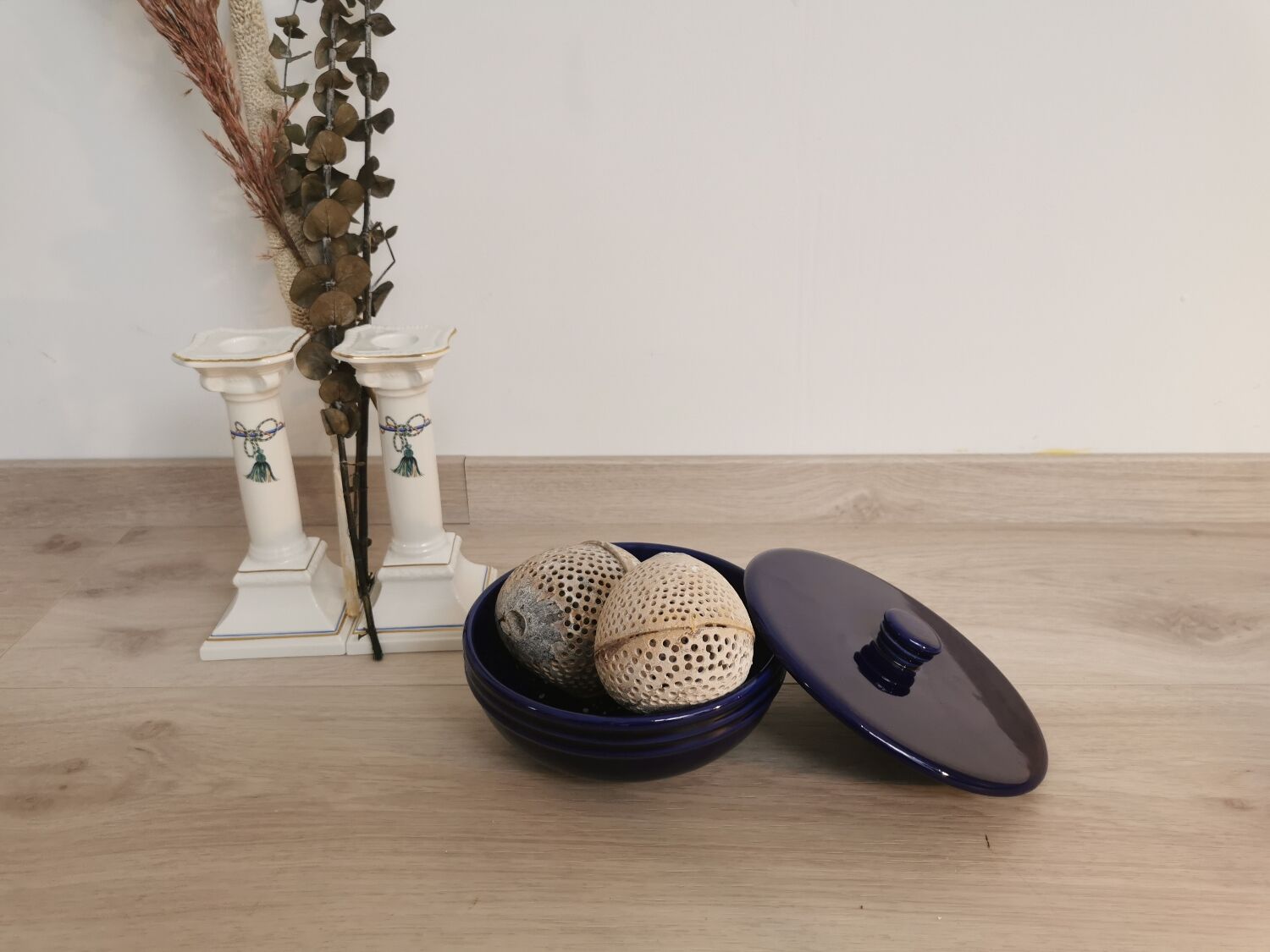 Elchinger blue ceramic box