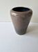 Blue glazed ceramic vase Signed Annie (height 26cm) Height 26 cm