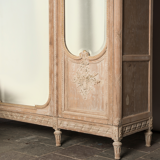 Louis XVI style mirror armoire