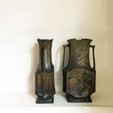 Pair of regular vases by Jean Garnier