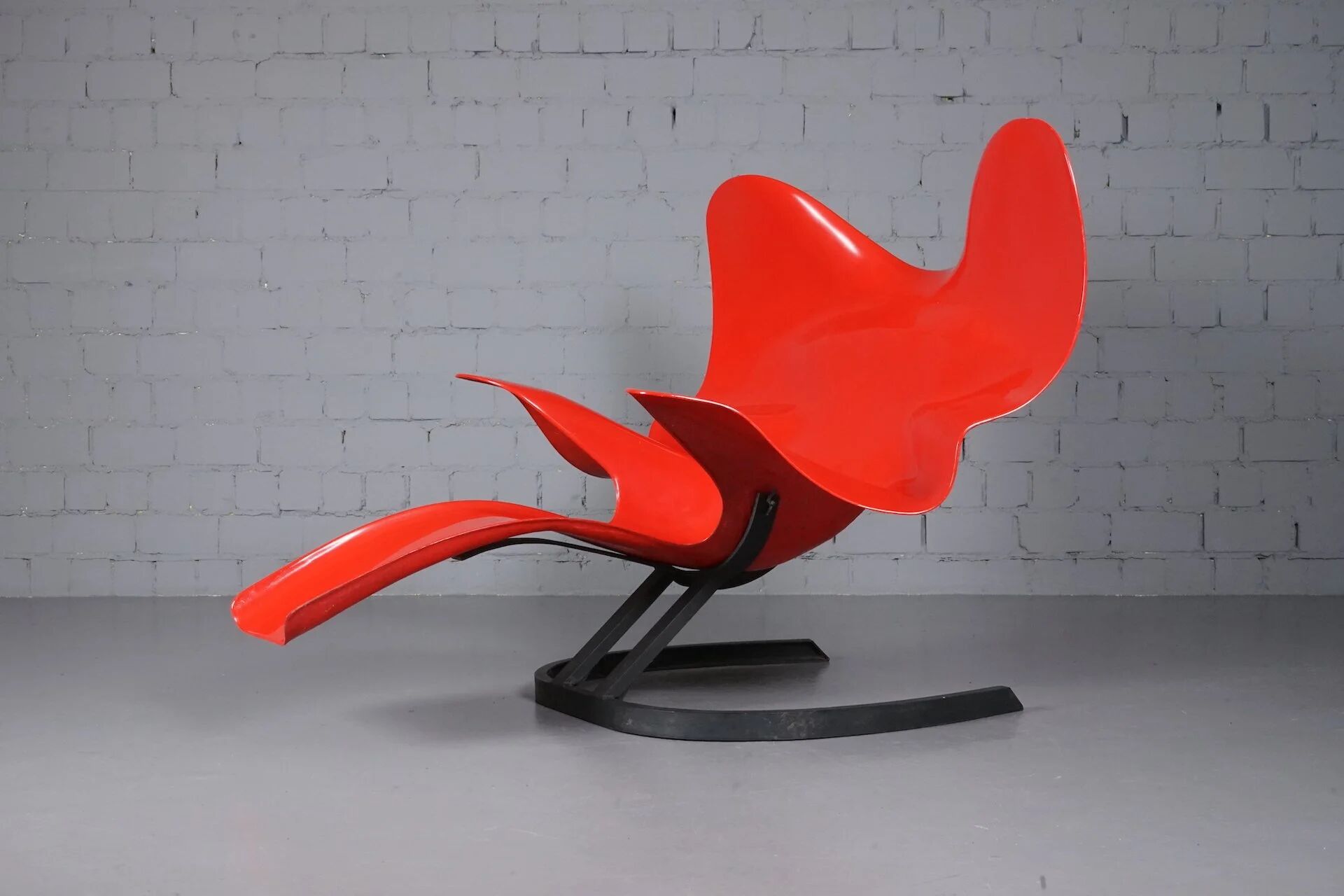 Red Elephant Chair by Bernard Rancillac