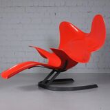 Red Elephant Chair by Bernard Rancillac