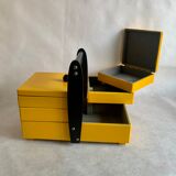 Wooden sewing basket, 1960s