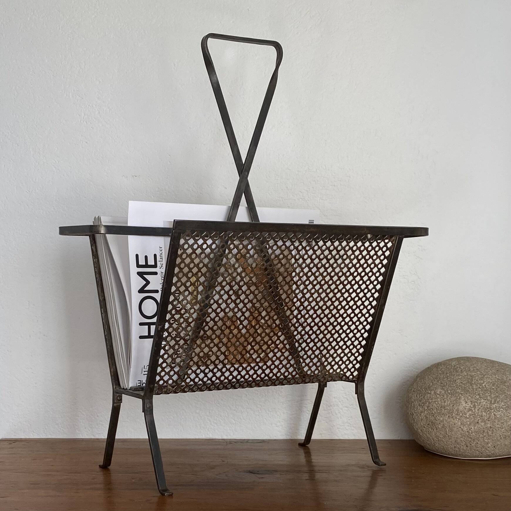 Mathieu Matégot magazine rack