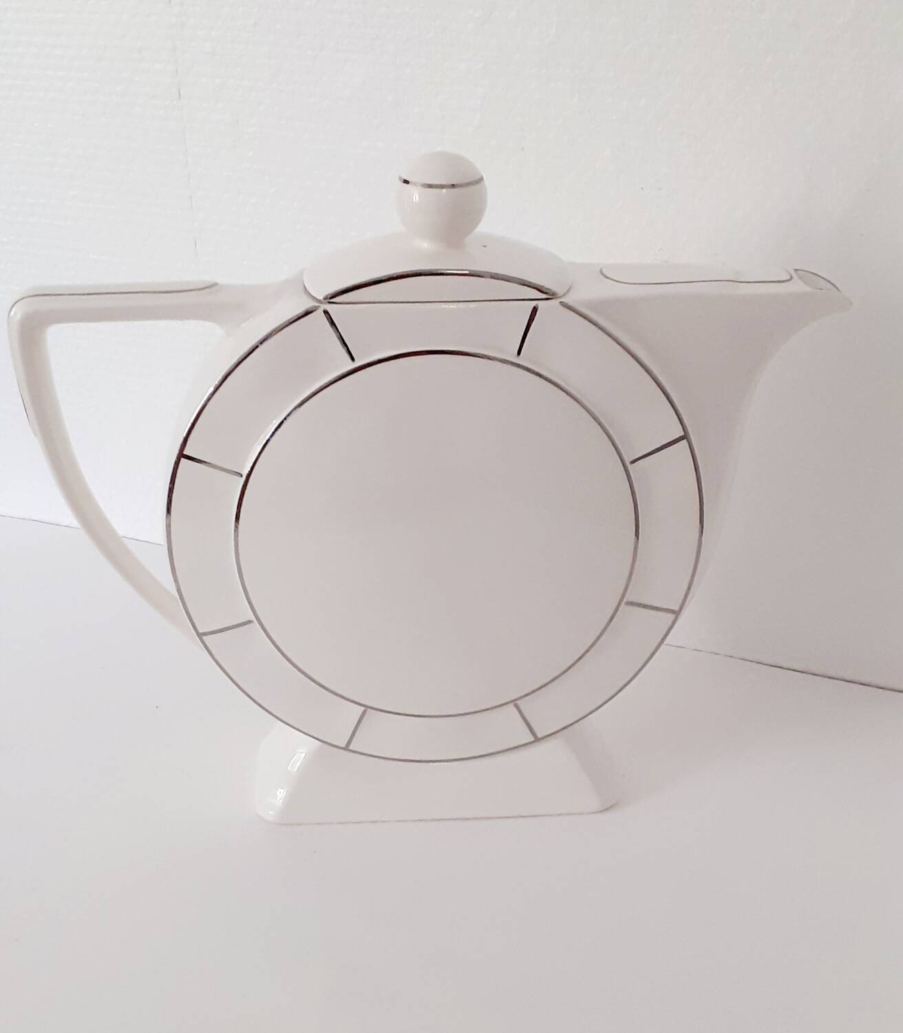 Digoin art deco porcelain coffee pot