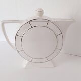 Digoin art deco porcelain coffee pot