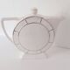 Digoin art deco porcelain coffee pot