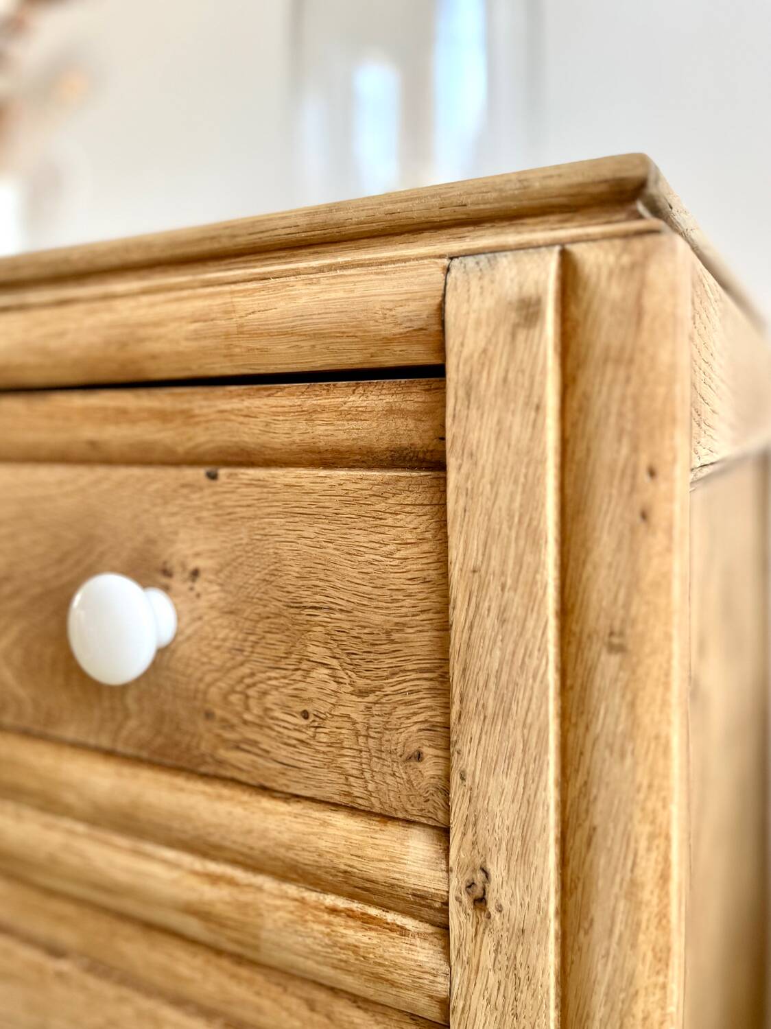 Commode Art Déco en chêne restaurée