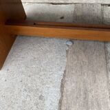 1960 Angel Pazmino leather bedside table