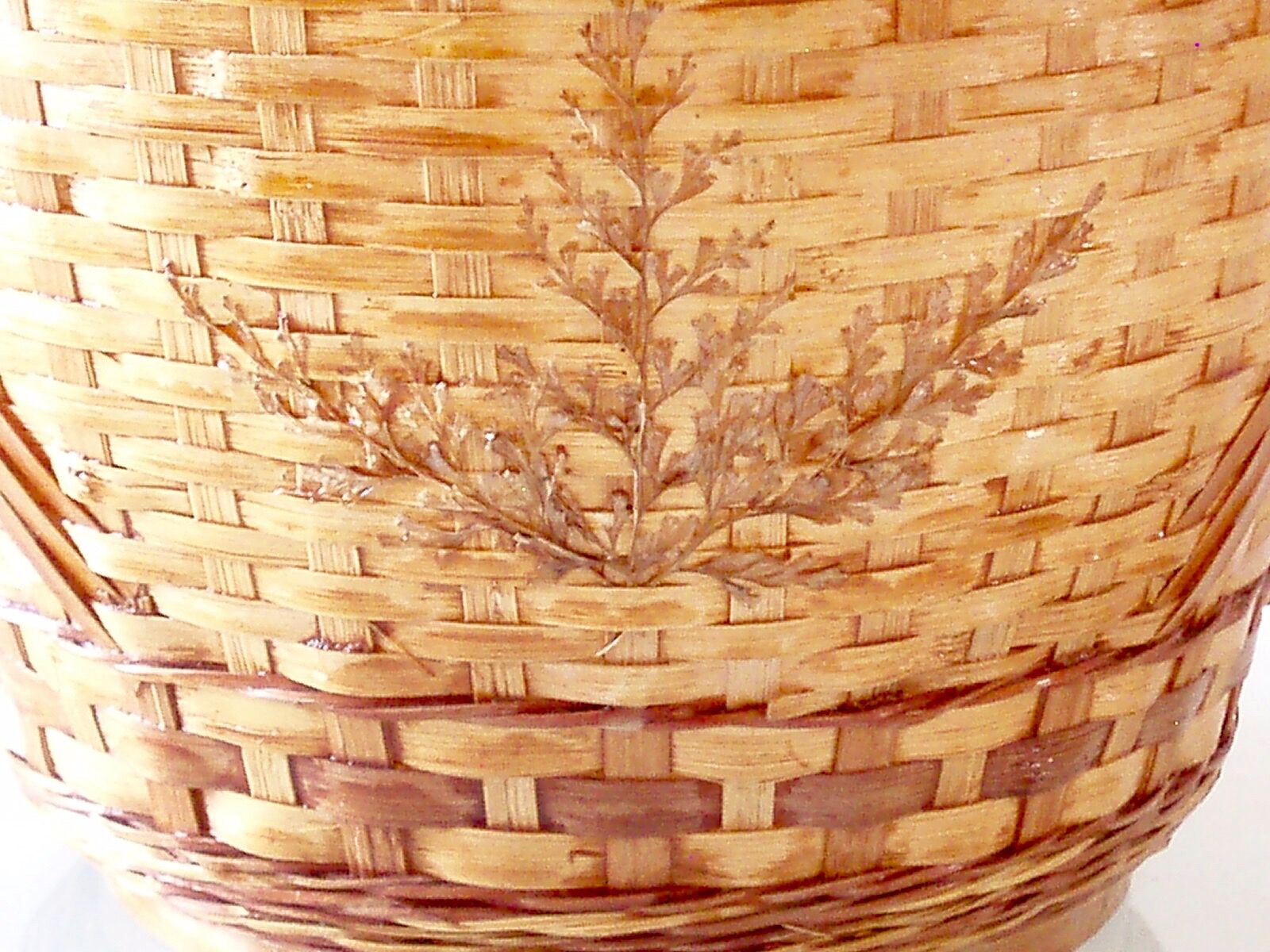 Vintage wicker basket