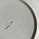 2 Terre de Fer hollow plates, model "Lutèce", Longchamp