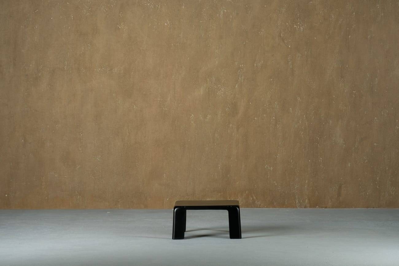 Black Amanta coffee table by Mario Bellini for C&B Italia, Italy, 1970s