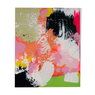 "Run To Me" modern abstract Art Painting, 38x46cm