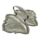 Art Nouveau appetiser cabaret, pewter, Germany, early 20th century