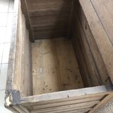 Large antique wooden chest