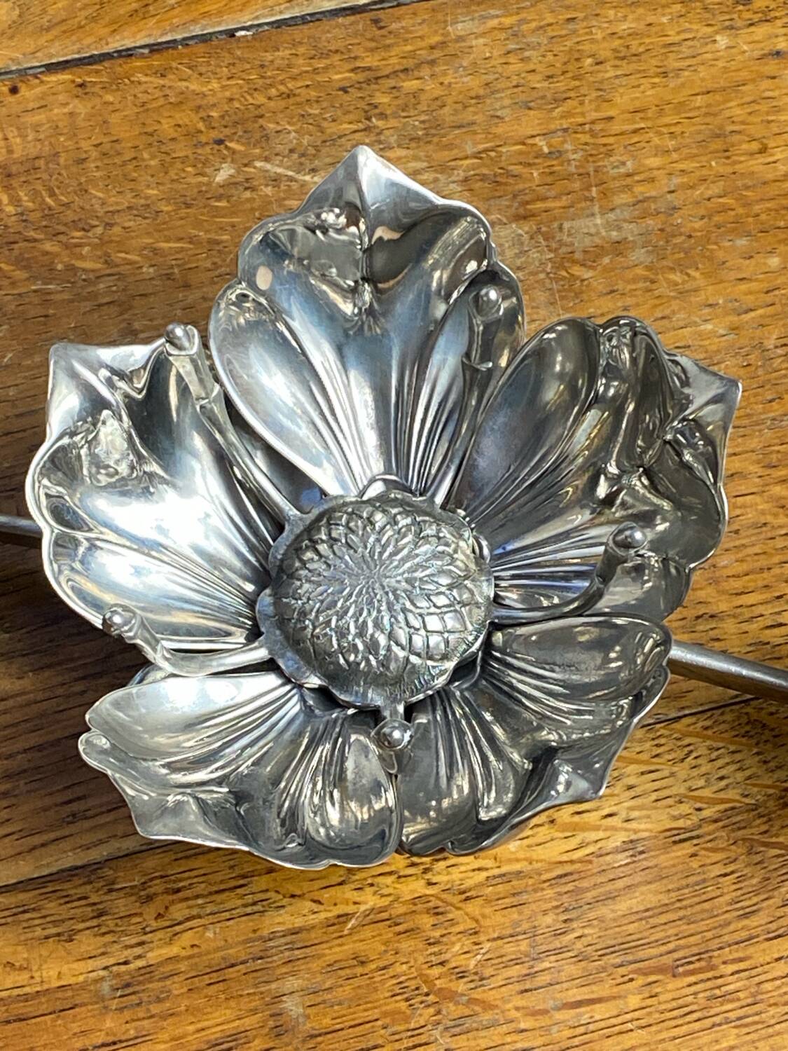Flower candle holders, lotus ashtray with removable petals, 1960s.