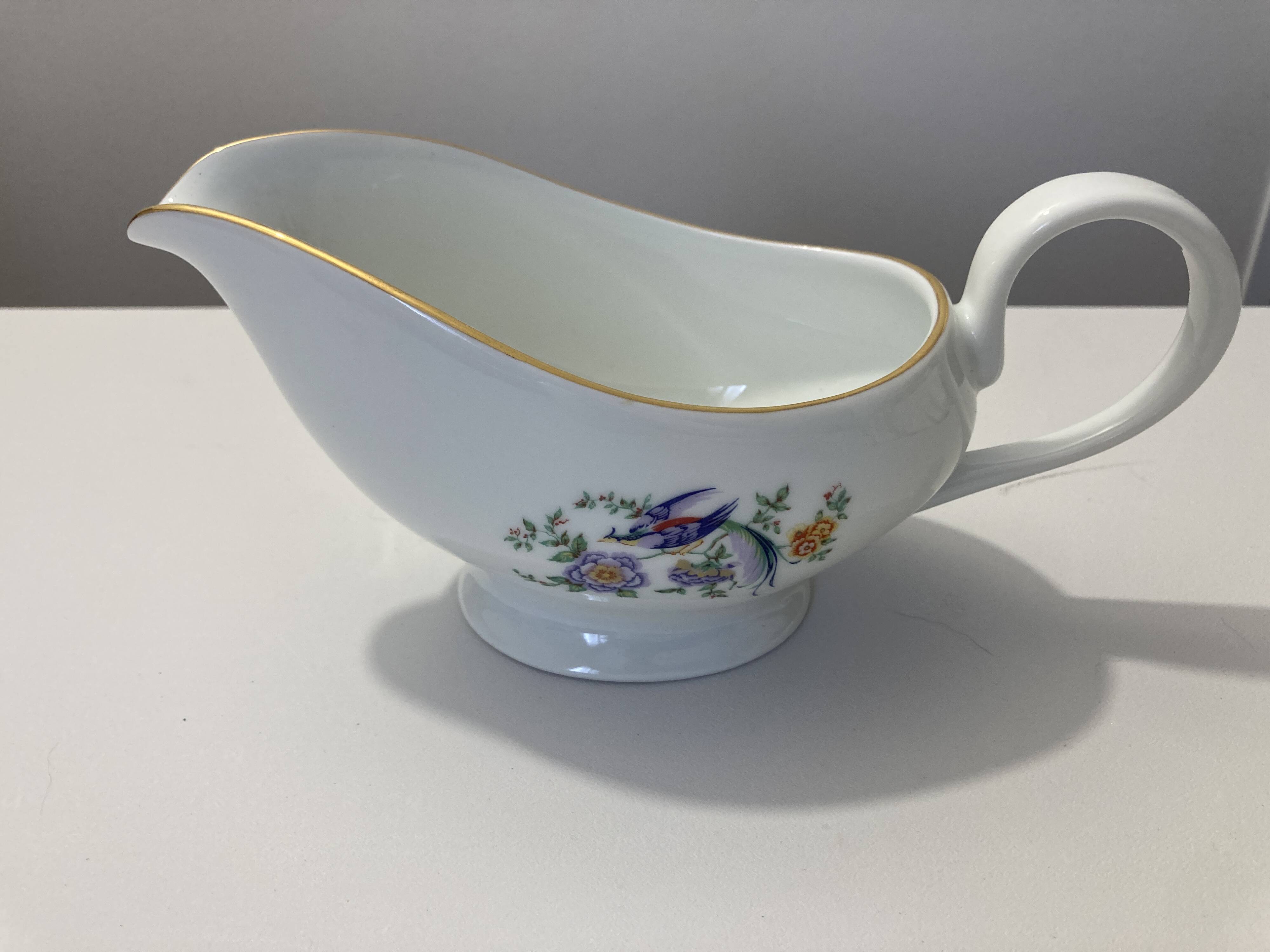 Limoges porcelain service paradise bird