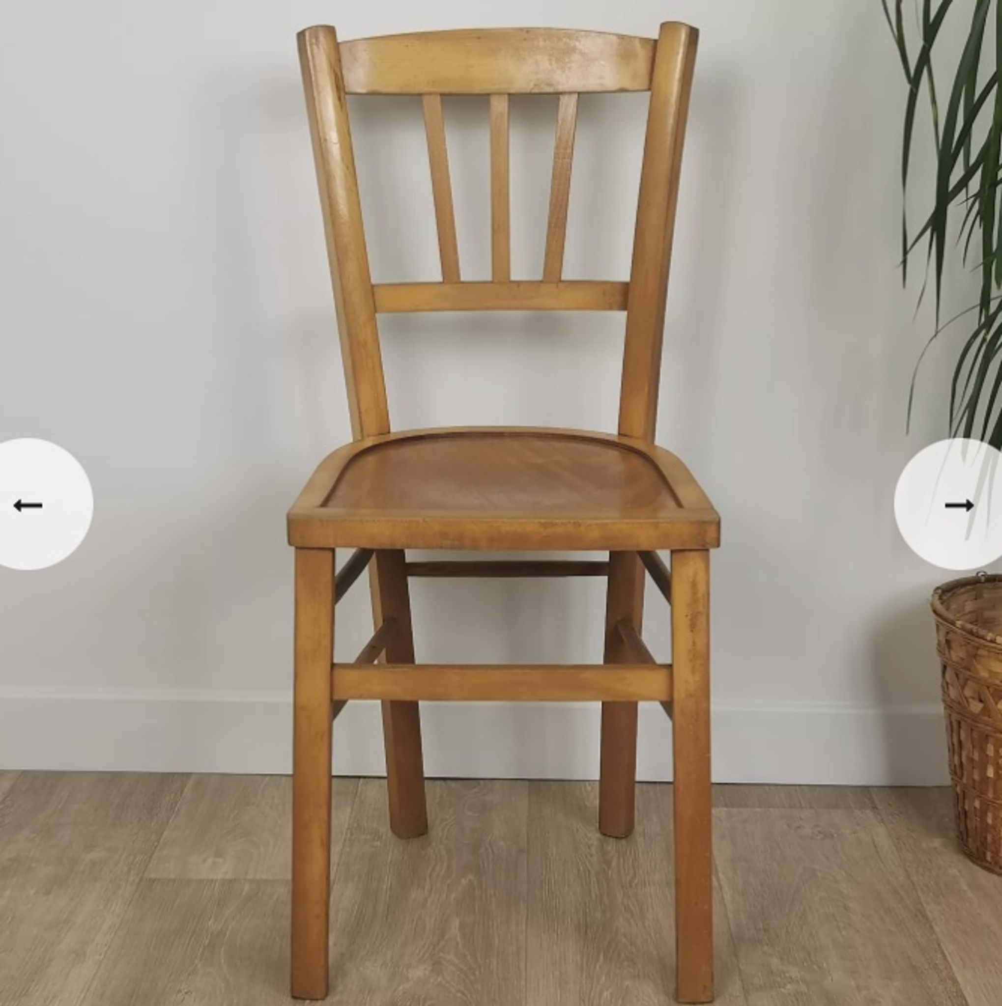 Lot de chaises bistrot  Luterma