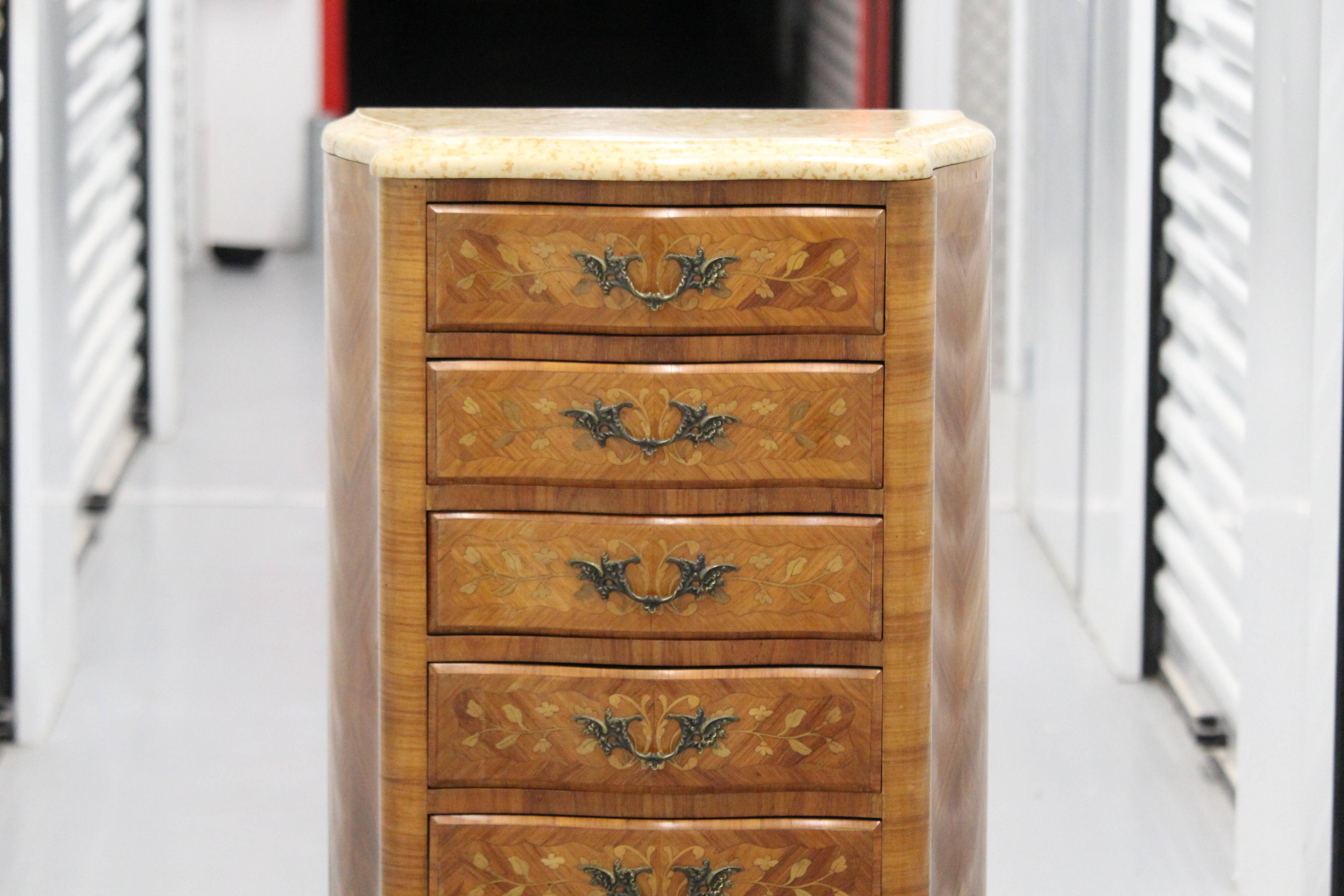 Commode à tiroirs Bois marbre