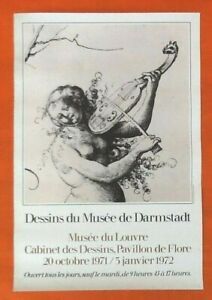 Poster Drawings of the Museum of Darmstadt Louvre Museum