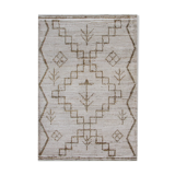 Hemp and wool carpet 160x230 ethnic motifs