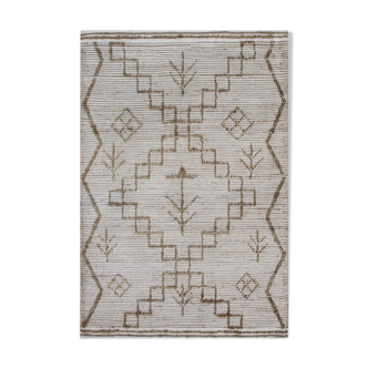 Tapis chanvre et laine 160x230 motifs ethniques