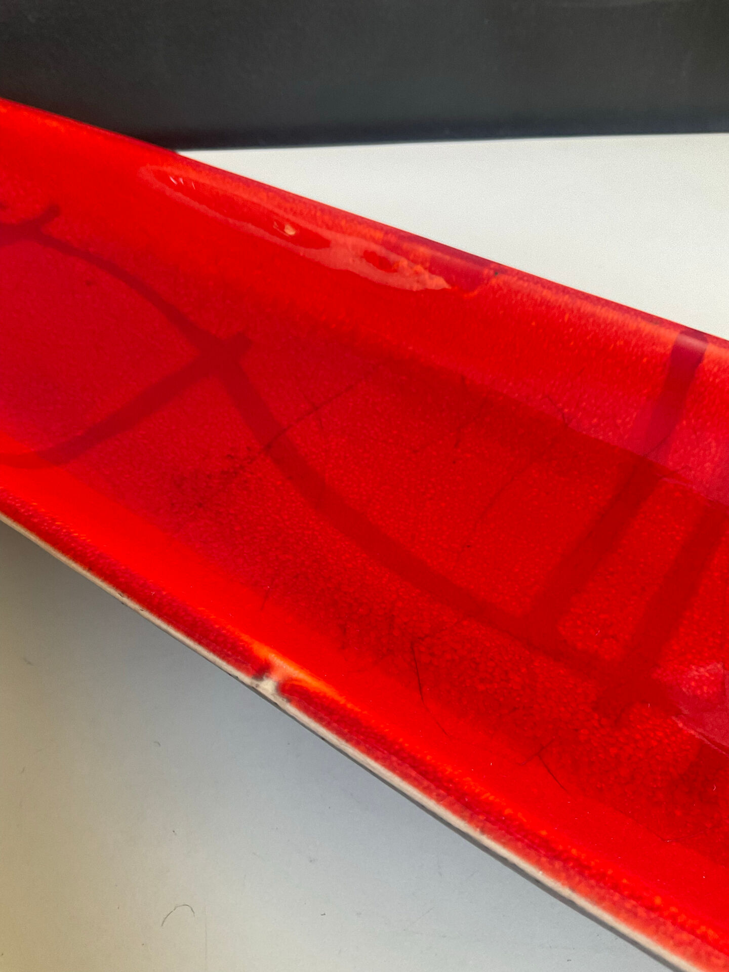 Vintage ceramic enamelled catchall