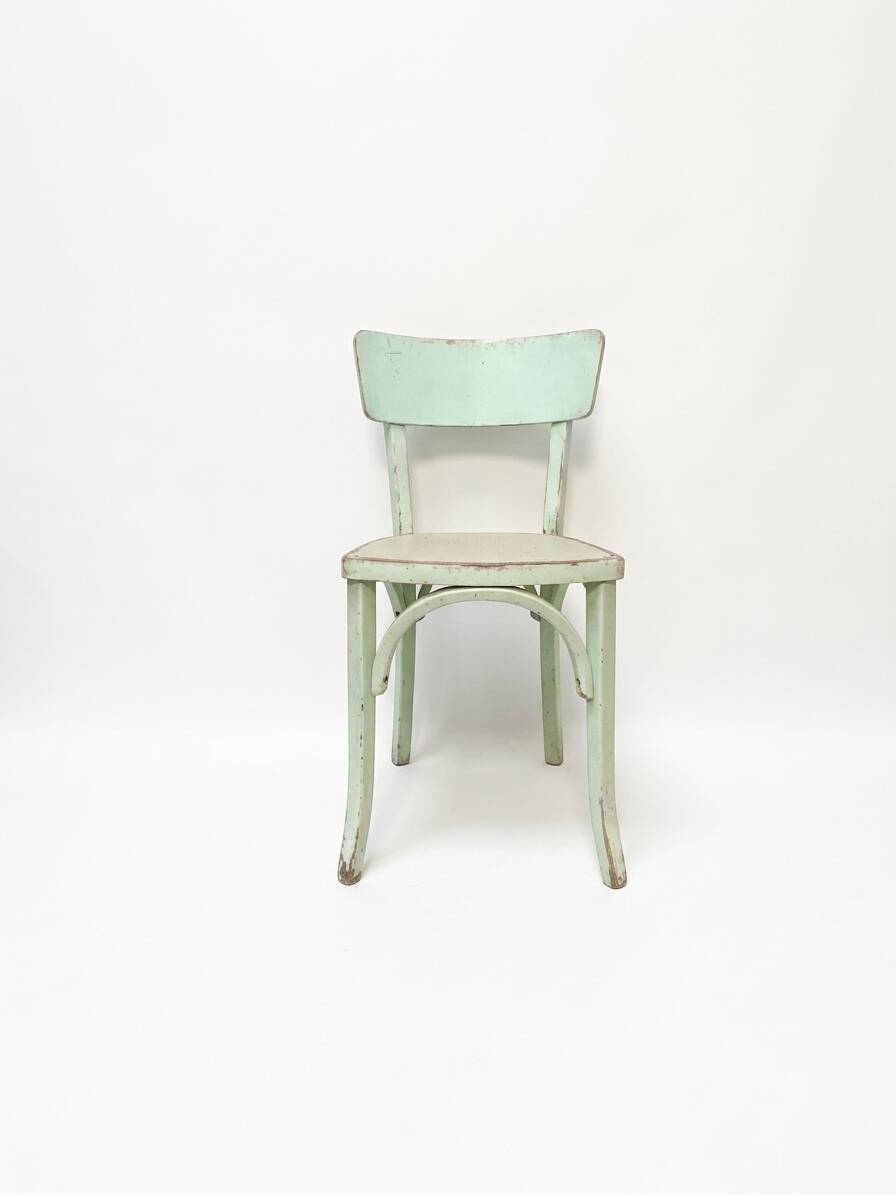Chaise bistrot vert mint