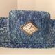 Odyv 1940 Art Deco Blue Fireplace Trim