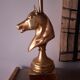 Lampe de table tête de cheval années 80'S