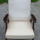 Pair of Scandinavian-style armchairs with splayed legs from the 1950s