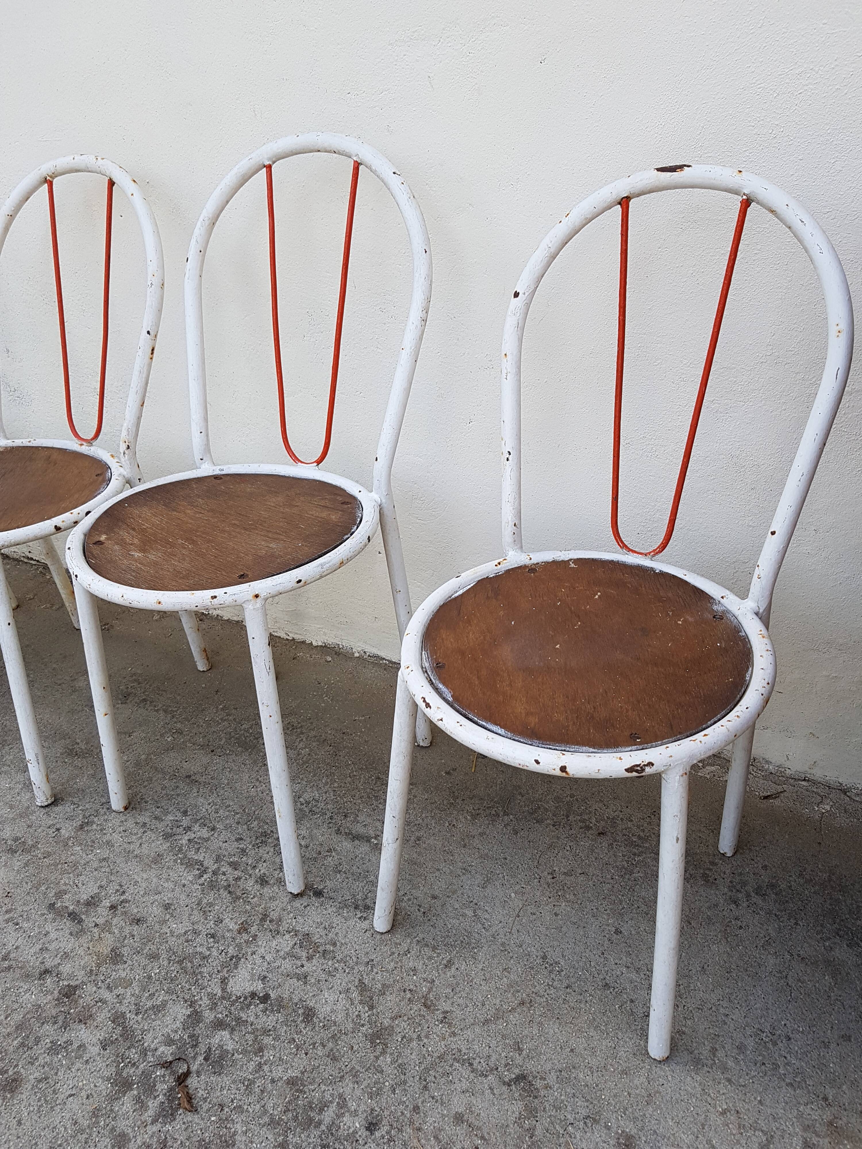 Lot de 4 chaises de bistrot