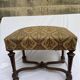 Oak stool / Louis XIV style piano stool