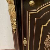 Napoleon iii wood and brass marquetry sideboard 19th century