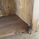 Antique dresser with glass doors and fleur-de-lys from the 50s