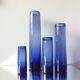 Lot de 4 vases Holmegaard par Per Lutken années 1960