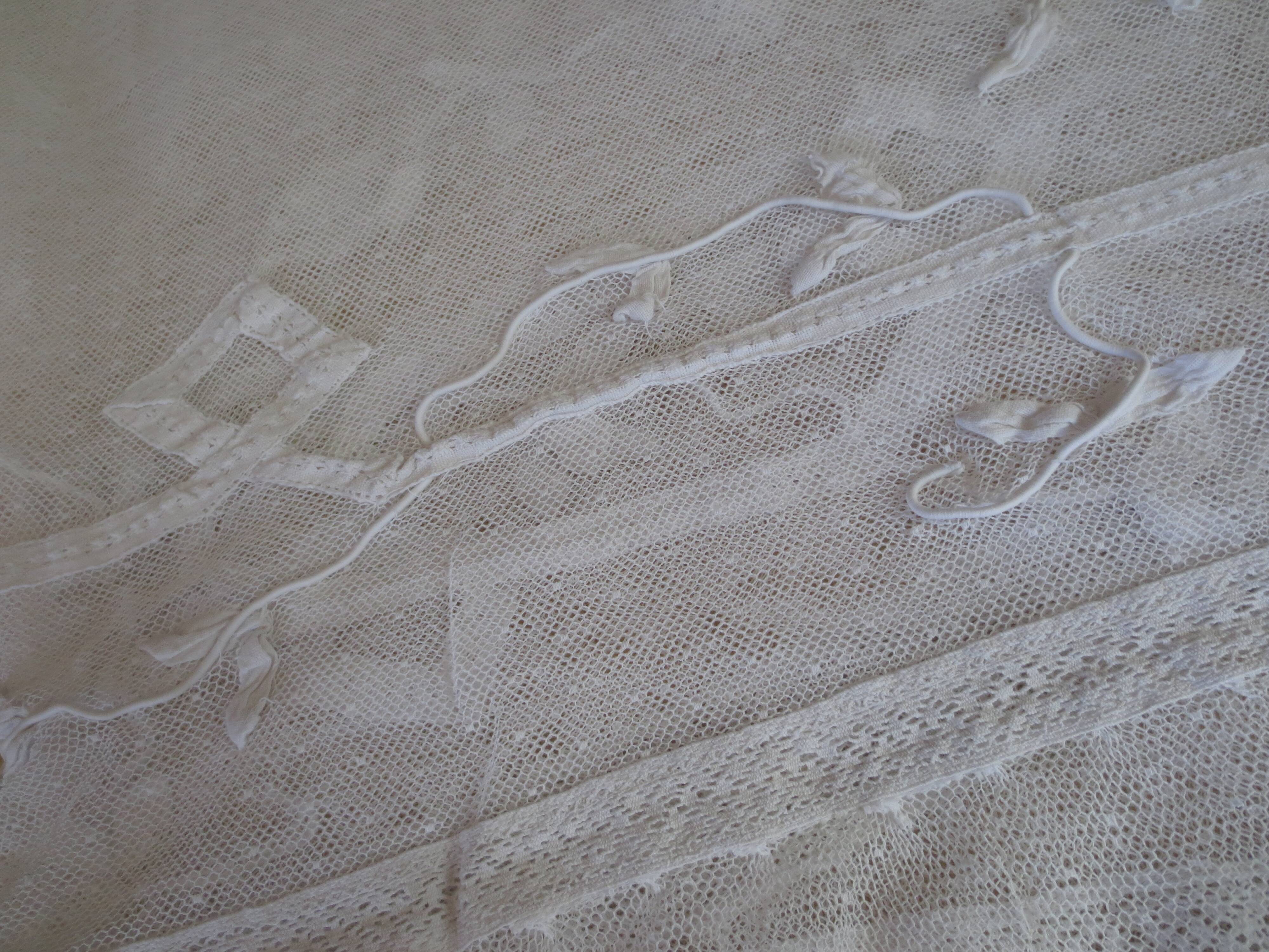 Ancient veil for bed sky