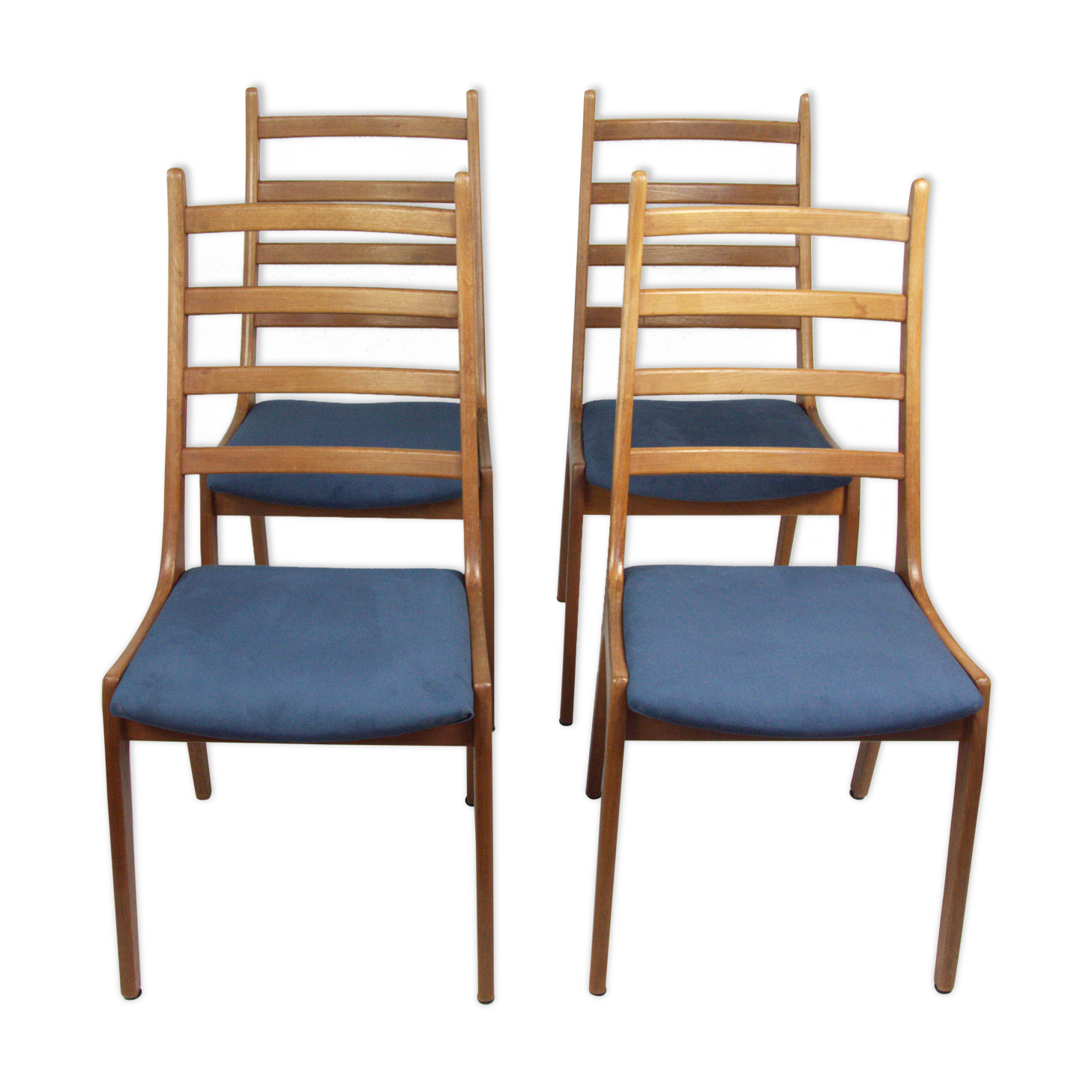 Ensemble de quatre chaises, K.S. Mobelfabrik, Danemark, années 1960