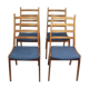 Ensemble de quatre chaises, K.S. Mobelfabrik, Danemark, années 1960
