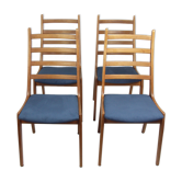 Ensemble de quatre chaises, K.S. Mobelfabrik, Danemark, années 1960