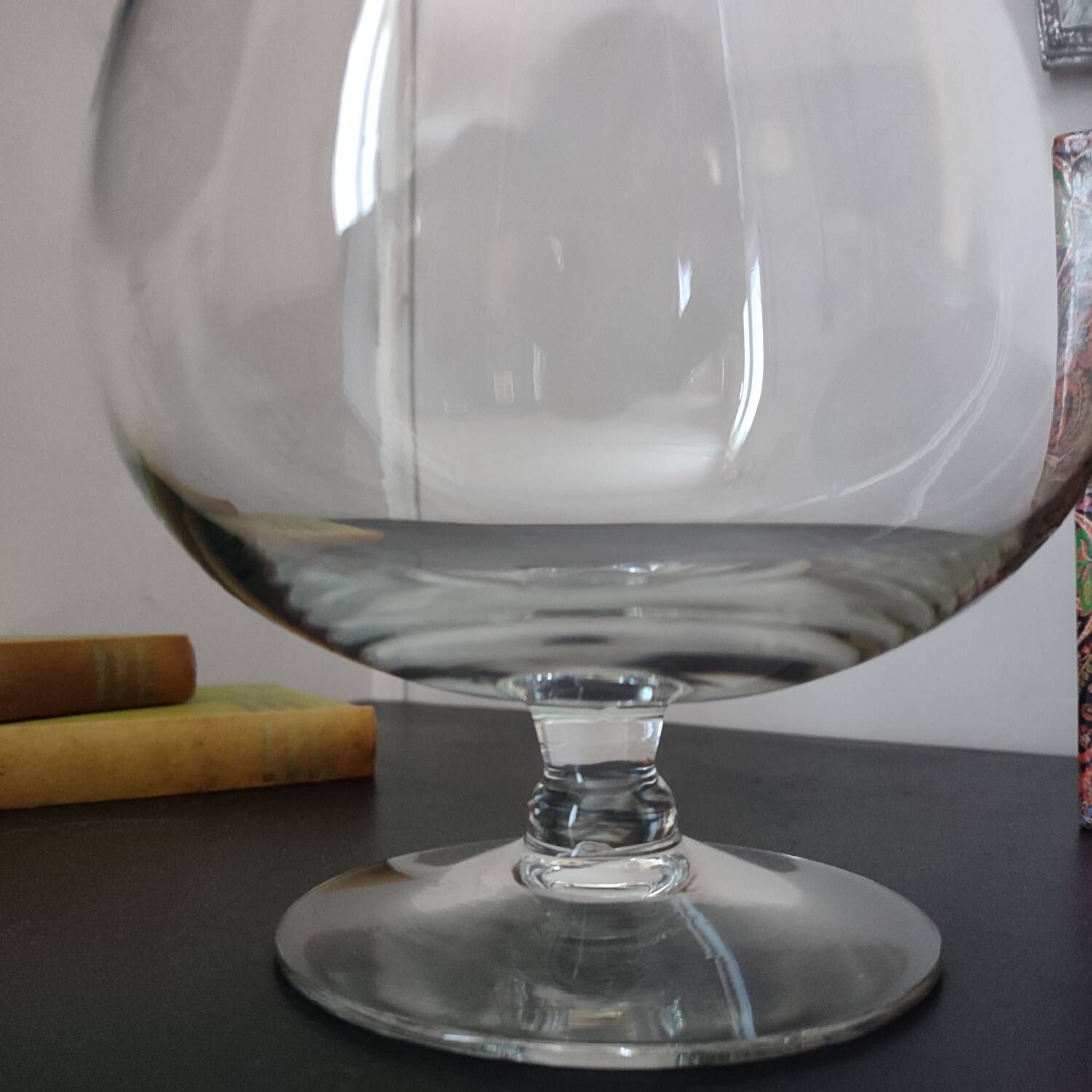 Vase vintage forme verre à cognac