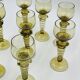 Lot de 8 verres à vin Roemer verts