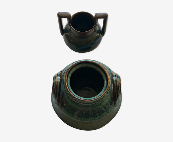Vases pot en gres vintage