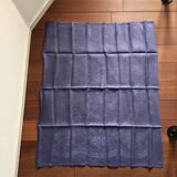 Old embroidered table napkin A C Violette