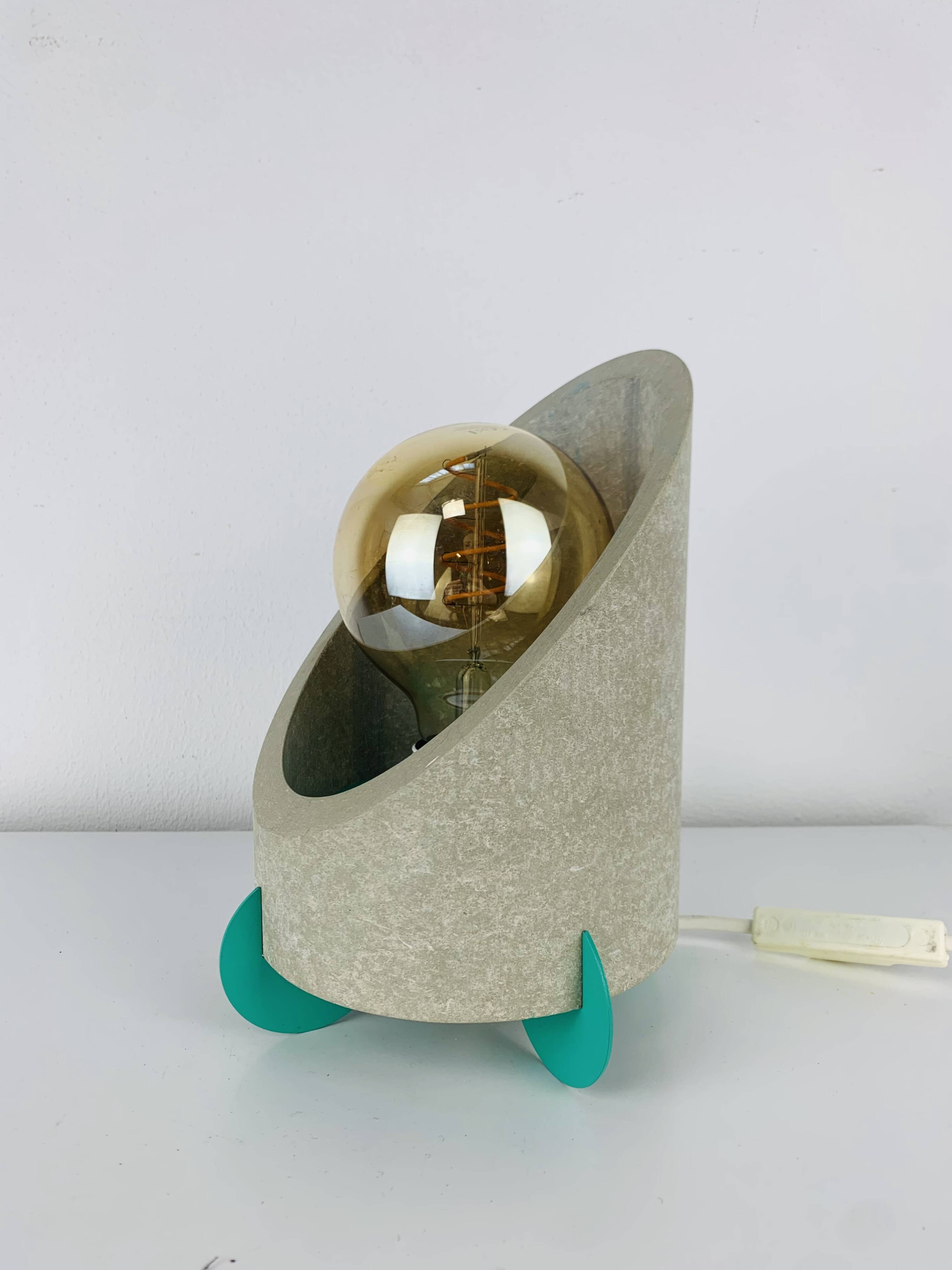 Postmodern lamp from the 80s, Memphis style.