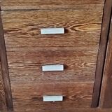 Art Deco style sideboard in palm wood