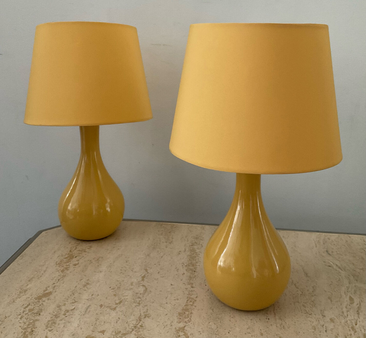Pair of vintage ceramic lamps